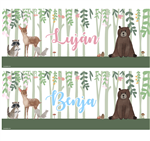 Banner de papel Bosque